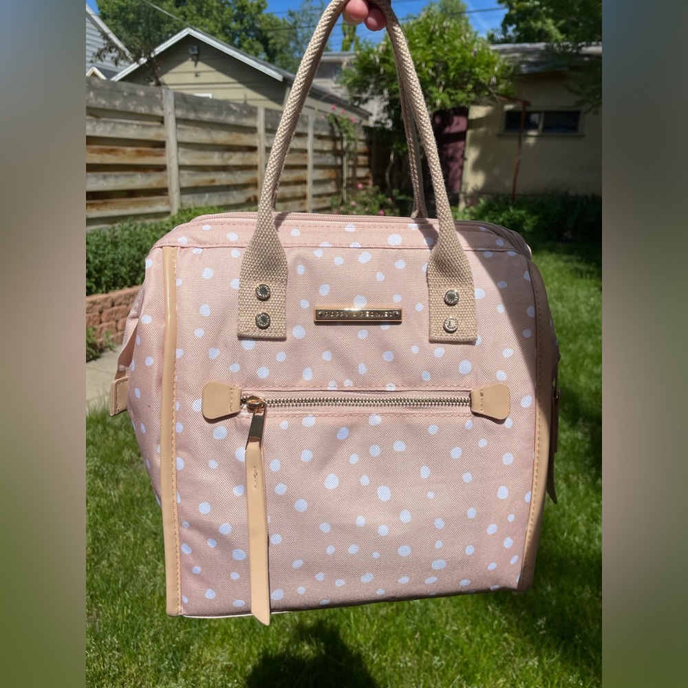 Poppy & Peonies Insulated Lunch Bag